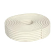 M-D 71520 Caulking Cord Weatherstrip, 1/8 in Thick, 90 ft L, Synthetic Fiber, White
