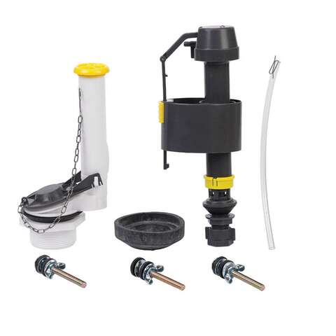 Ace Fill Valve And Flapper Kit Black Plastic