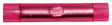 Calterm 65501 Butt Splice Connector, 600 V, Red