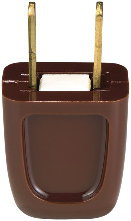 Eaton Wiring Devices BP2601-6B-SP Electrical Plug, 2 -Pole, 10 A, 125 V, NEMA: NEMA 1-15, Brown