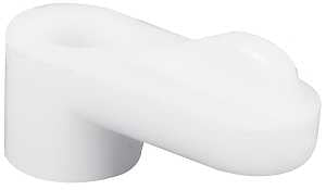 Make-2-Fit PL 7773 Window Screen Clip with Screw, 5/16 in D Dimensions, Plastic, White
