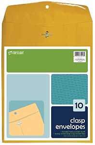 ENVELOPES CLASP BRN 9X12IN