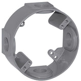 Sigma Engineered Solutions New Work 16.5 cu in Round Metallic Extension Ring Gray
