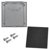 Sigma Engineered Solutions Square Die-Cast Metal 2 gang 4.57 in. H X 2.83 in. W 20/50 Amp Receptacle