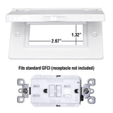 Sigma Engineered Solutions Rectangle Die-Cast Metal 1 gang 2.83 in. H X 4.57 in. W Horizontal GFCI C