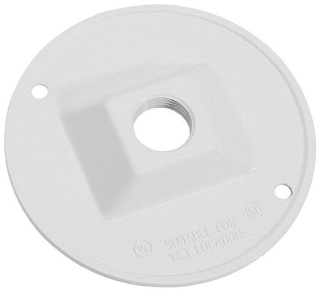 Sigma Engineered Solutions Round Die-Cast Metal 4.13 in. H X 4.13 in. W Lampholder Cover