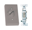 Sigma Engineered Solutions Rectangle Die-Cast Metal 1 gang 4.57 in. H X 2.83 in. W Toggle Switch and
