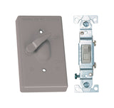 Sigma Engineered Solutions Rectangle Die-Cast Metal 1 gang 4.57 in. H X 2.83 in. W Toggle Switch and