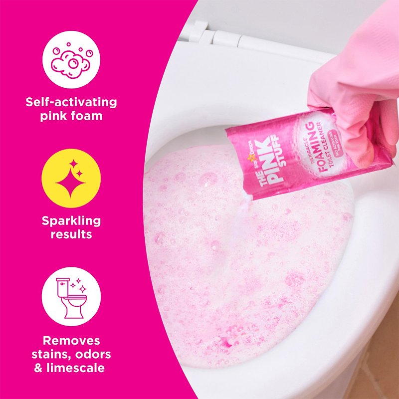 The Pink Stuff Miracle Series 82380 Toilet Cleaner, 7 oz, Fresh, Fruity