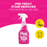 The Pink Stuff 20186 Oxi Stain Remover, 16.9 fl-oz Spray Bottle, Liquid, Fruity Rhubarb