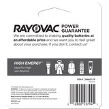 Rayovac High Energy AAA Alkaline Batteries 8 pk Carded