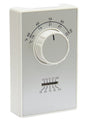 TPI ET9 ET9STS Line Voltage Thermostat, 20/277 VAC, 22 A, 2 deg F Differential, 50 to 90 deg F Control, White