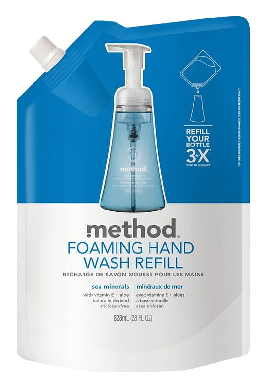 method 328110 Foaming Hand Wash Refill, Liquid, Pleasant, 28 fl-oz Tub