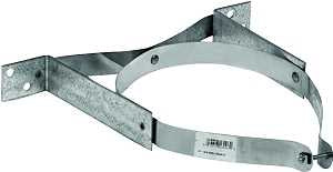 Selkirk 206520 Wall Band, 6 in Dia, Steel
