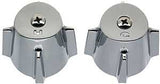Danco 88385 Faucet Handle, Zinc, Chrome Plated, For: Price Pfister Contempra Two Handle Kitchen and Lavatory Faucets