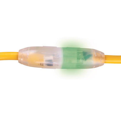 Monster Just Power It Up Outdoor 50 ft. L Yellow Extension Cord 10/3 SJTW, Pack of 2