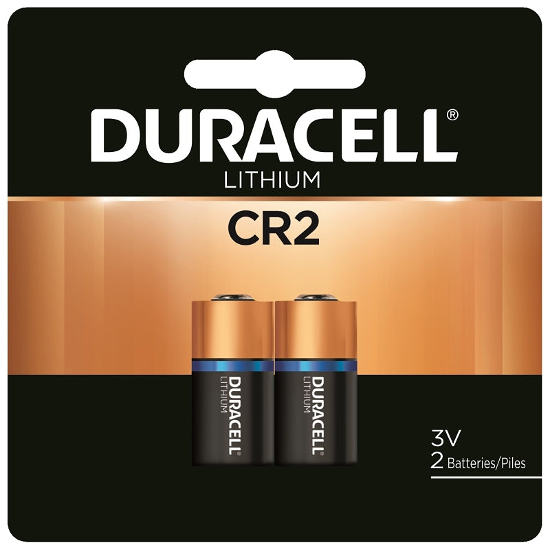 Duracell DLCR2B2PK Ultra Battery, 3 V Battery, 780 mAh, Lithium, Manganese Dioxide