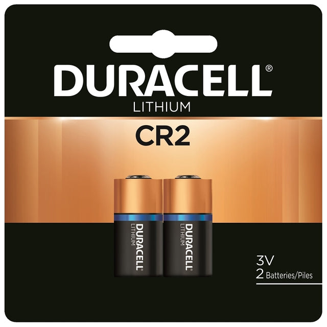 Duracell DLCR2B2PK Ultra Battery, 3 V Battery, 780 mAh, Lithium, Manganese Dioxide