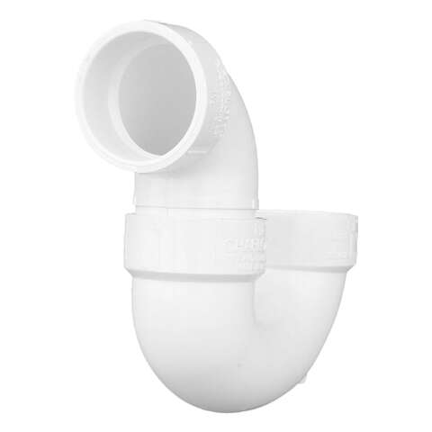 Charlotte Pipe Schedule 40 1-1/2 in. Hub X 1-1/2 in. D Hub PVC P-Trap with Union 1 pk, Pack of 10