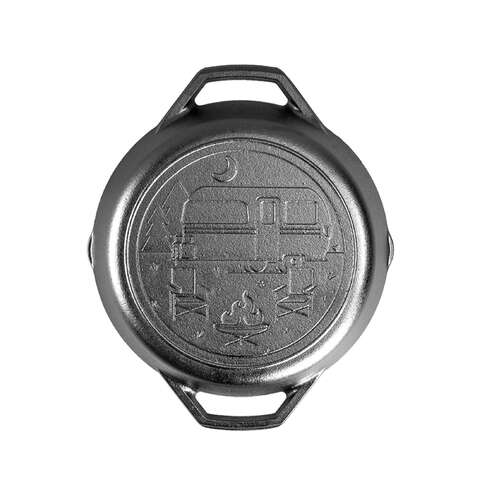 Lodge Wanderlust Cast Iron Baking Pan 10.25 in. Black