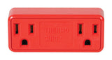 Thermocube Non-Polarized 2 outlets Outlet Converter Surge Protection 1 pk