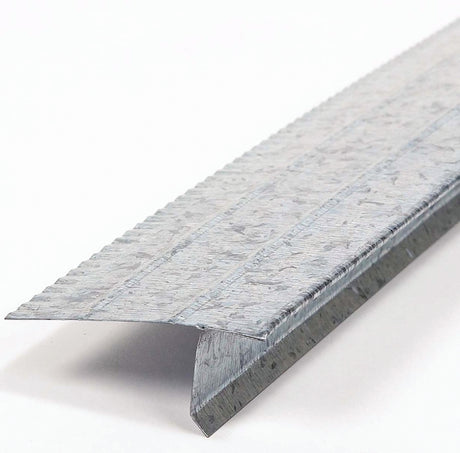 Amerimax 5621400120 Roof Edge, 10 ft L, 2-7/16 in W, 1 in H, Steel, Galvanized, Pack of 25