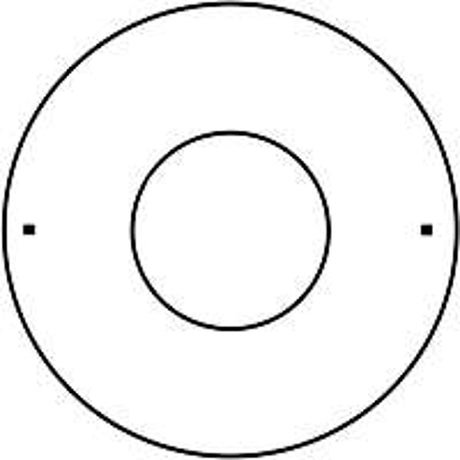 Selkirk 206488 Trim Plate Spacer, Steel, Black, Matte