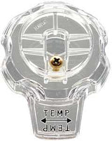 Danco 88202 Faucet Handle, Knob, Specifications: 3 in OD, 3-3/4 in Dia Base, Acrylic