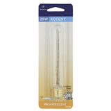 Westinghouse 25 W T6.5 Tubular Incandescent Bulb E17 (Intermediate) White 1 pk, Pack of 6