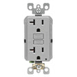 Leviton 20 amps 125 V Gray GFCI Outlet 5-20R 1 pk