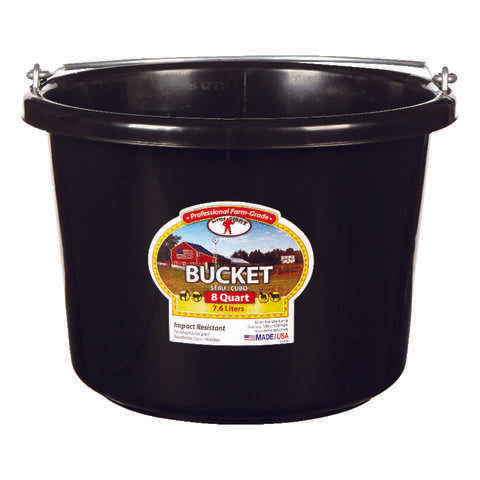 Little Giant 8 qt Bucket Black