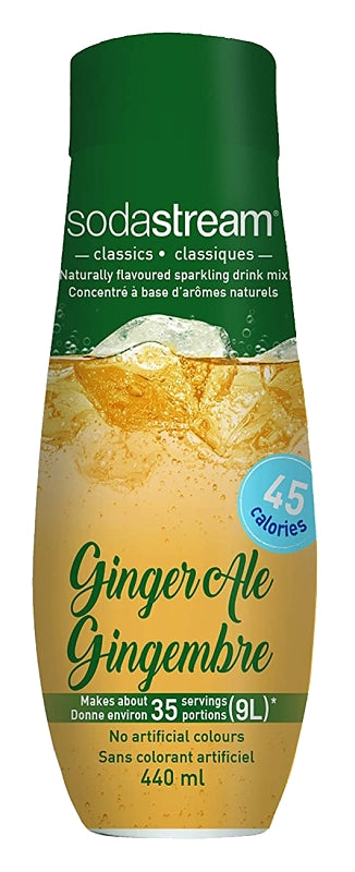 Sodastream Classics 1424201012 Soda Drink Mix, Water, Ginger Ale, 14.9 fl-oz Bottle