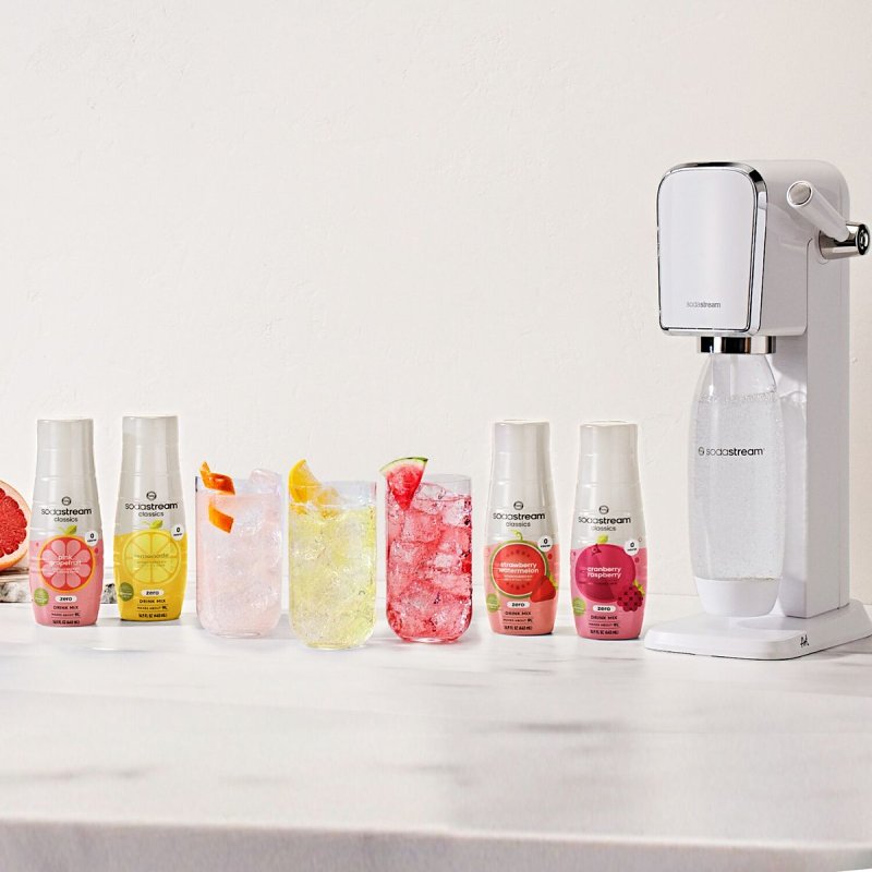 Sodastream Classics 1024267011 Zero Soda Drink Mix, Water, Strawberry, Watermelon, 14.9 fl-oz Bottle