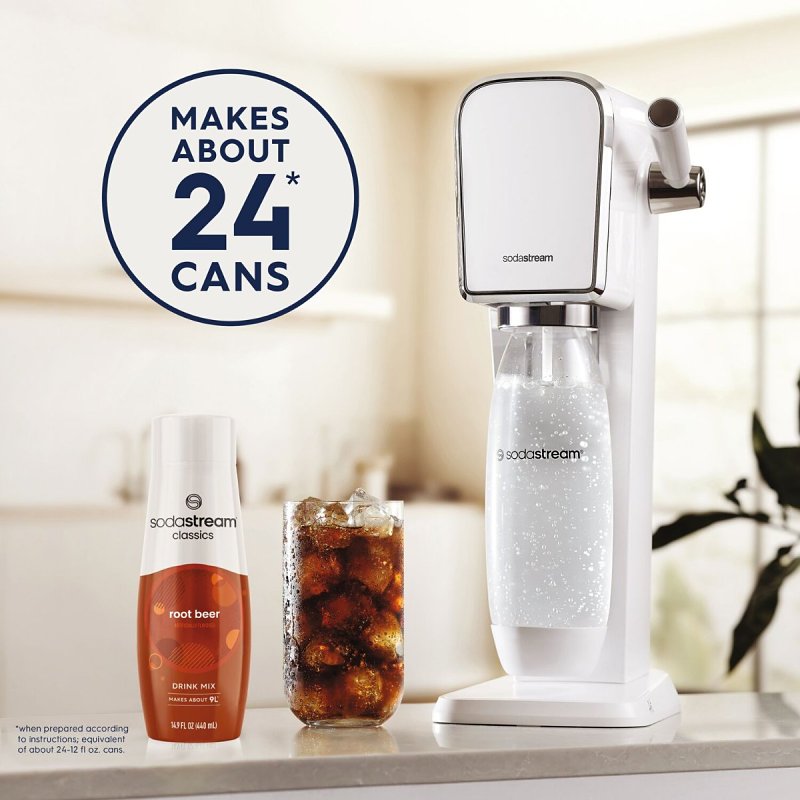 Sodastream Classics 1424203012 Soda Drink Mix, Water, Root Beer, 14.9 fl-oz Bottle