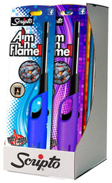 Scripto Aim'N Flame BGM9-1/12ORG-C Utility Lighter, Pack of 12
