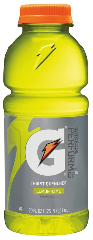 Gatorade 32868 Thirst Quencher Sports Drink, Liquid, Lemon Lime, 20 oz Bottle, Pack of 24