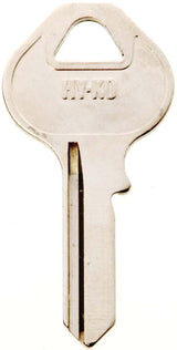 Hy-Ko 11010M4 Key Blank, Brass, Nickel, For: Master Cabinet, House Locks and Padlocks, M4 Key Number, Pack of 10