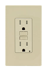 Leviton 15 amps 125 V Ivory Outlet/Wallplate 5-15R 1 pk