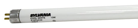 Sylvania 21315 Fluorescent Bulb, 13 W, T5 Lamp, G5 Miniature Lamp Base, 830 Lumens, 4200 K Color Temp, Cool White, Pack of 6