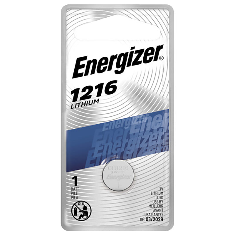 Energizer Lithium 1216 3 V Keyless Entry Battery 1 pk