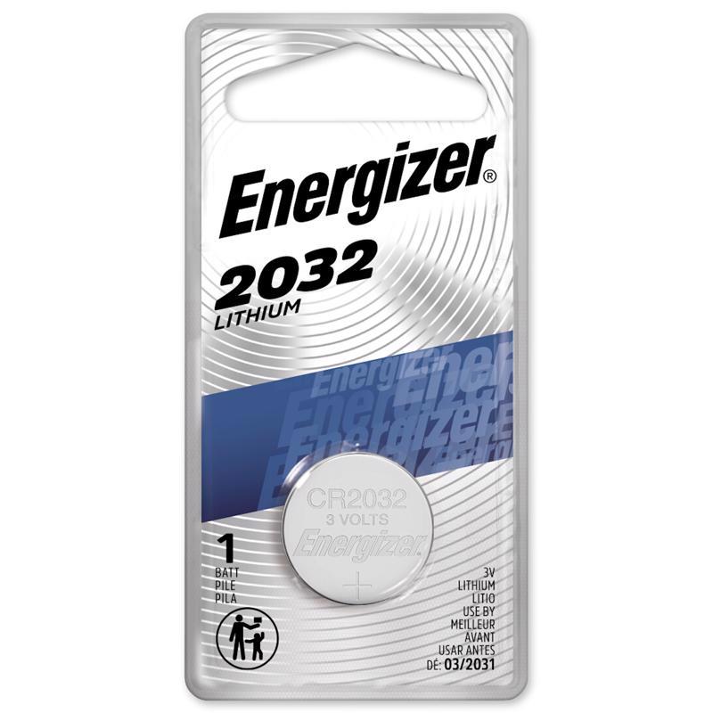 Energizer Lithium Coin 2032 3 V 0.24 mAh Keyless Entry Battery 1 pk, Pack of 6