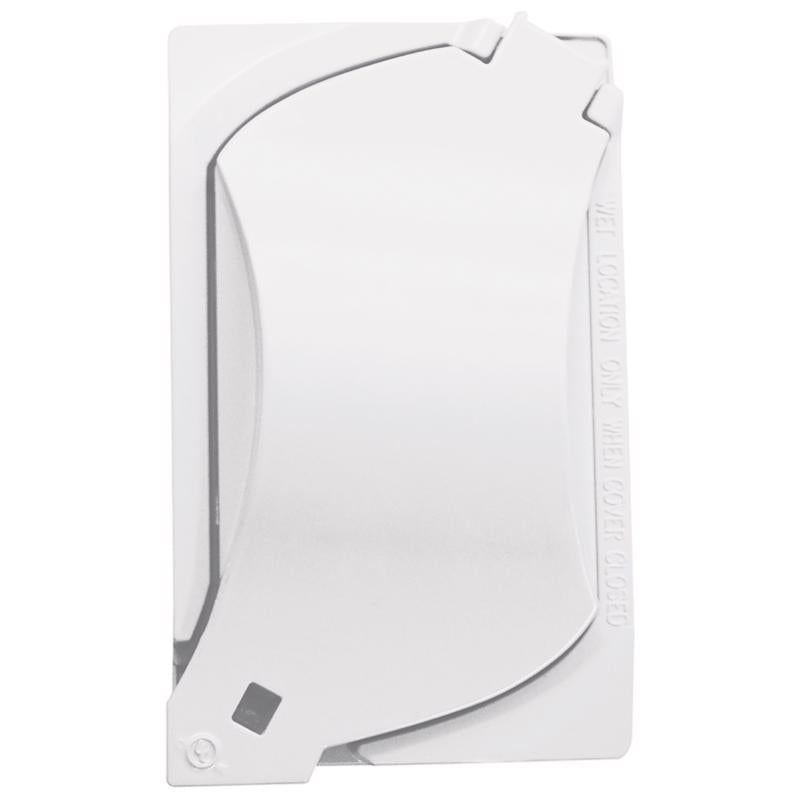 Sigma Engineered Solutions Rectangle Plastic 1 gang 4.76 in. H X 3.01 in. W Universal Cover