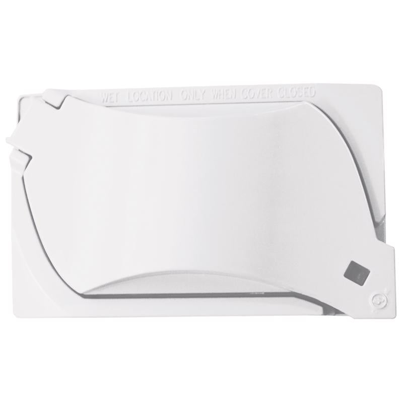 Sigma Engineered Solutions Rectangle Plastic 1 gang 4.76 in. H X 3.01 in. W Universal Cover