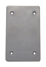 Sigma Engineered Solutions Rectangle Plastic 1 gang 4.63 in. H X 2.87 in. W Flat Box Cover