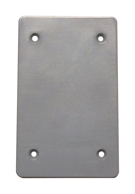 Sigma Engineered Solutions Rectangle Plastic 1 gang 4.63 in. H X 2.87 in. W Flat Box Cover