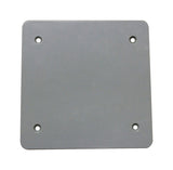 Sigma Engineered Solutions Square Plastic 2 gang 4.84 in. H X 4.84 in. W Flat Box Cover