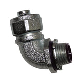 Sigma Engineered Solutions ProConnex 3/4 in. D Zinc-Plated Iron 90 Degree Connector For Liquid Tight