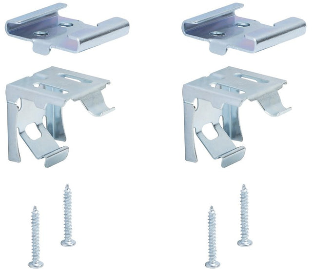 Simple Spaces B1-MB Mounting Bracket, Steel, Silver, Zinc Plated, For: 1 in Mini Blind