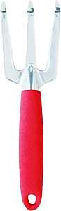 Corona CT 3030I Garden Cultivator, 10-1/4 in L, 3-1/2 in L Tine, 3-Tine, Aluminum Handle