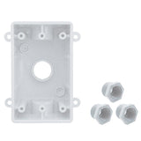 Sigma Engineered Solutions New Work 16.3 cu in Rectangle Plastic 1 gang Weatherproof Box White